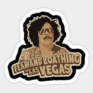 Fear and Loathing Dr. Gonzo Illustration Sticker